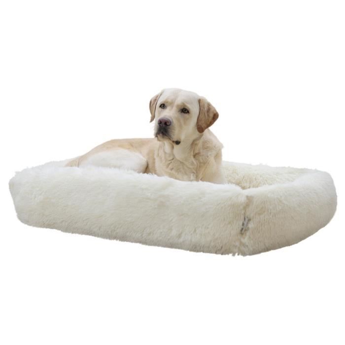KERBL Fluffy Pet Bed - 100x70 cm - Cream