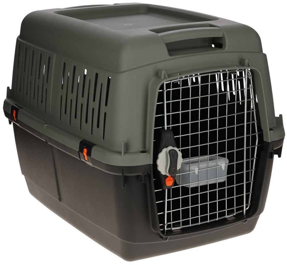 KERBL Eco Transport Box - Grey/Green - 81 × 60 × 61.5 cm