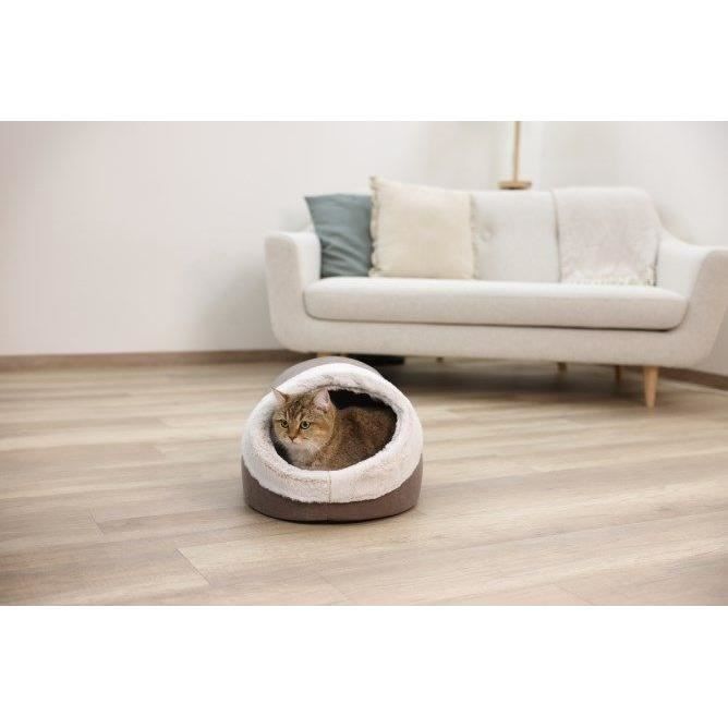 Igloo for cats - KERBL - JANA - 37 x 45 x 30 cm - Brown