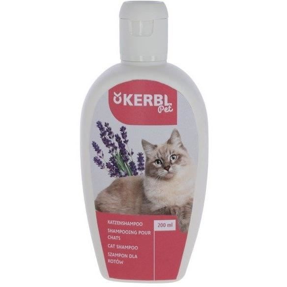 KERBL Cat Shampoo - 200 ml - Lavender - Mango - Shine and Softness