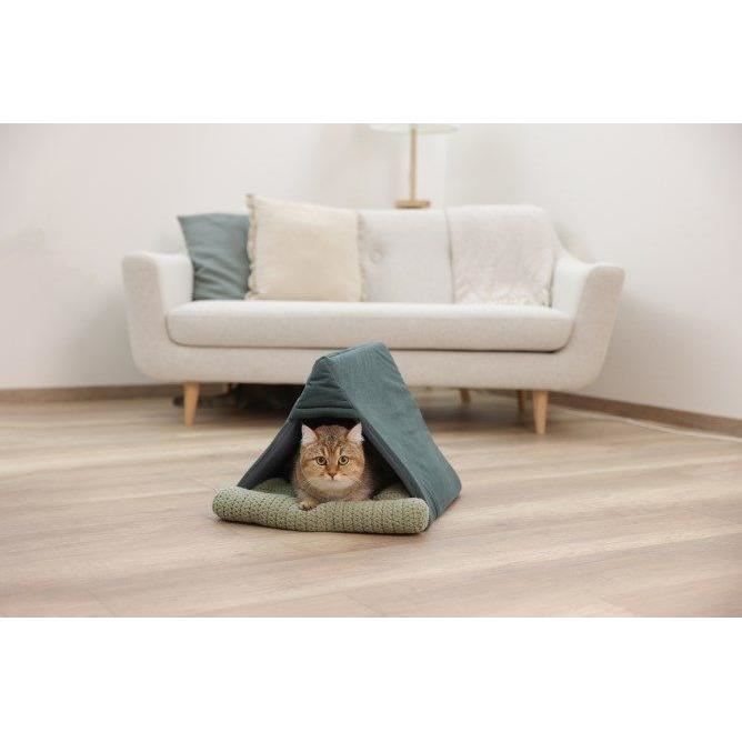 KERBL ANNE Cat Bed - 45 x 40 x 34 cm - Green