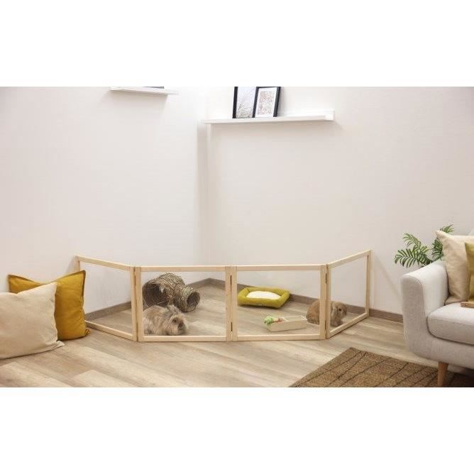 KERBL Indoor Enclosure Divider for Small Animals - Plexiglass