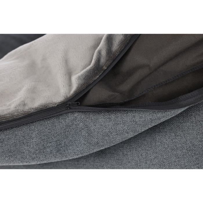 KERBL Memory Foam Basket - Platinum Ortho - Grey - 80x60x25 cm
