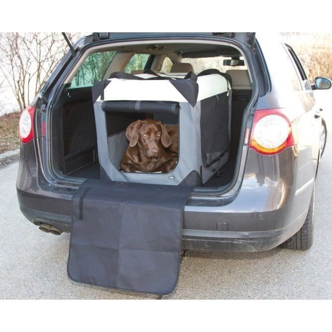KERBL Dog Transport Box JOURNEY 81 x 58 x 58 cm Grey/Beige