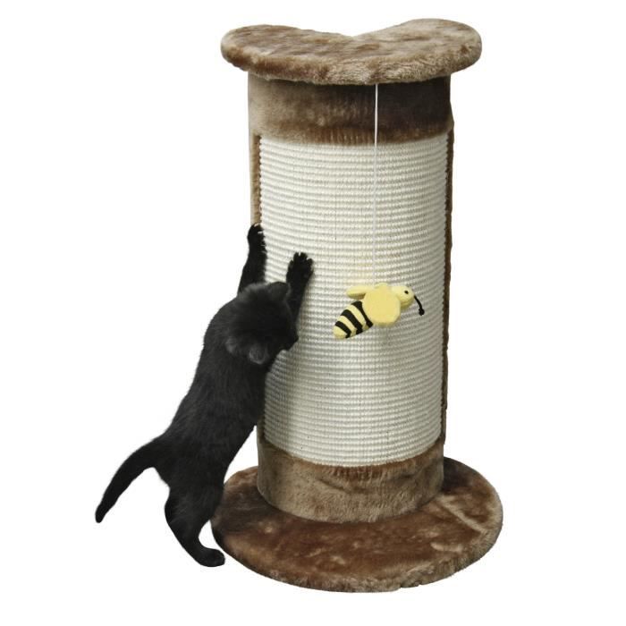 KERBL Scratching Post - Trunk - Angled 58 cm - Brown