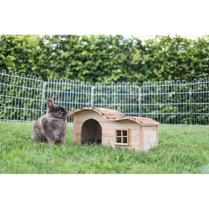 Rodent House with Curved Roof, Natural Design, 40x25x25 cm - KERBL