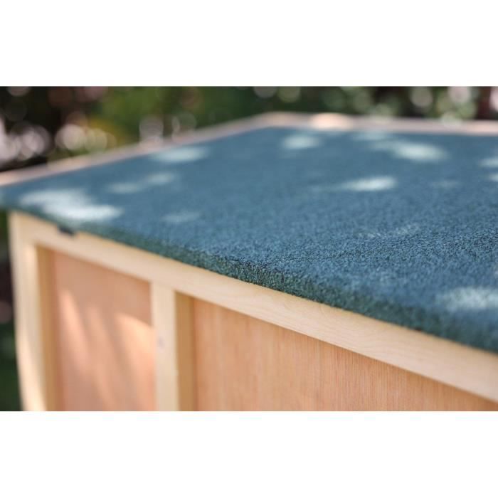 KERBL FRED Outdoor Rabbit Hutch - 100 x 45 x 62 cm - Wood 100x45x62