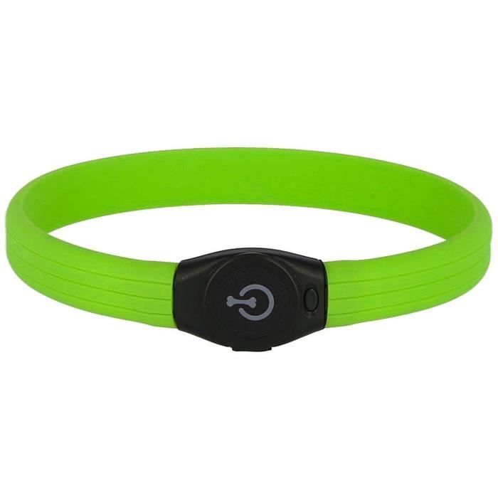 KERBL LED Collar - Maxi Safe - 65 cm - 10 mm - Green
