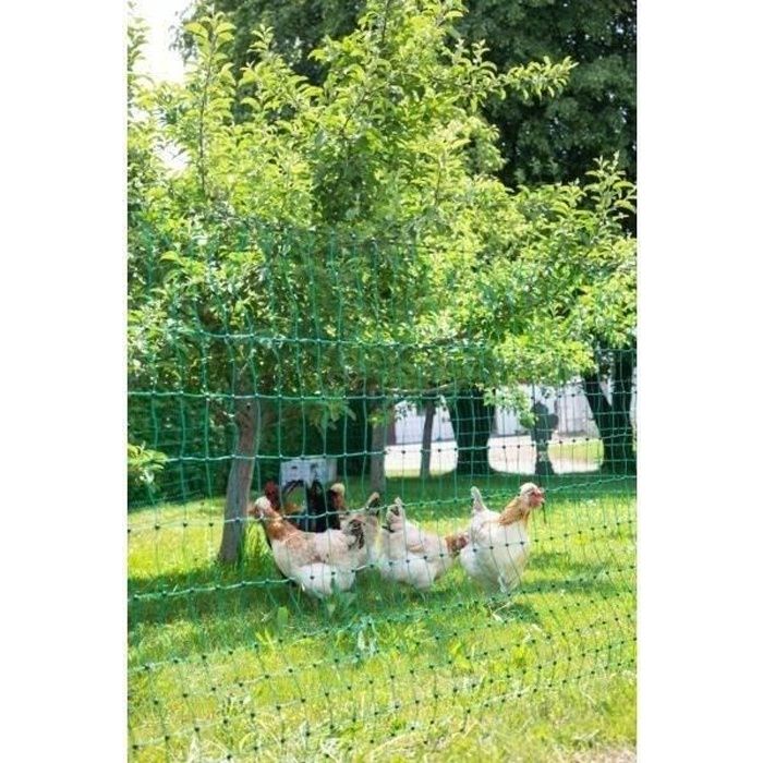 KERBL Chicken Net 25 m 106 cm Double Pointed Green Non-Electric