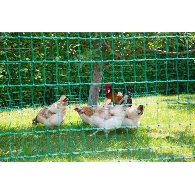KERBL Chicken Net 25 m 106 cm Double Pointed Green Non-Electric