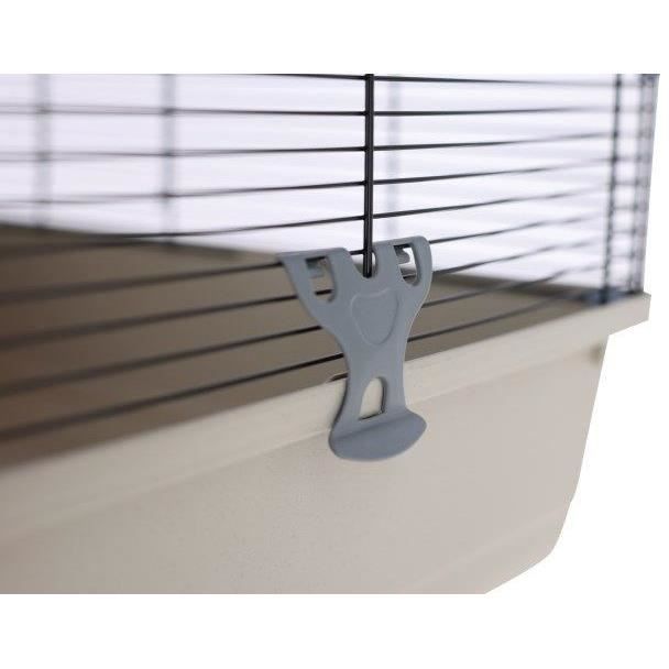 KERBL 3-Tier Cage for Small Rodents - 80 x 45 x 53 cm - FLAT NATURE