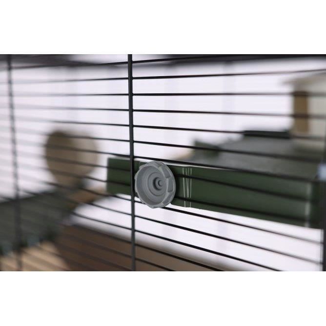 KERBL 3-Tier Cage for Small Rodents - 80 x 45 x 53 cm - FLAT NATURE