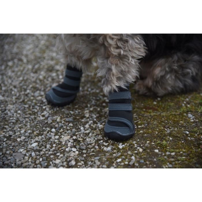 KERBL ACTIVE Dog Shoes - Grey/Black - Size S