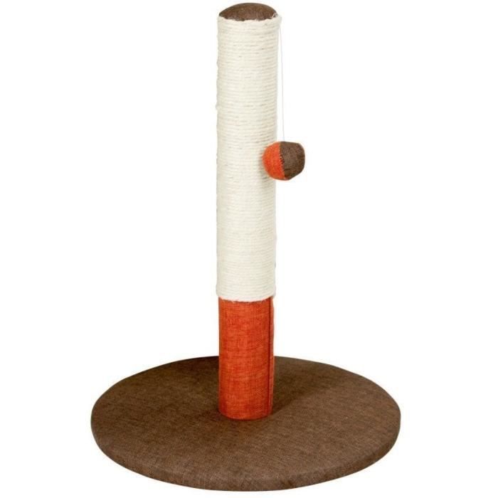 KERBL - Cat Scratching Post - Trunk - 50 cm - OPAL BASIC - Burgundy/Brown - Sisal