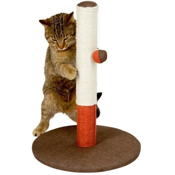 KERBL - Cat Scratching Post - Trunk - 50 cm - OPAL BASIC - Burgundy/Brown - Sisal