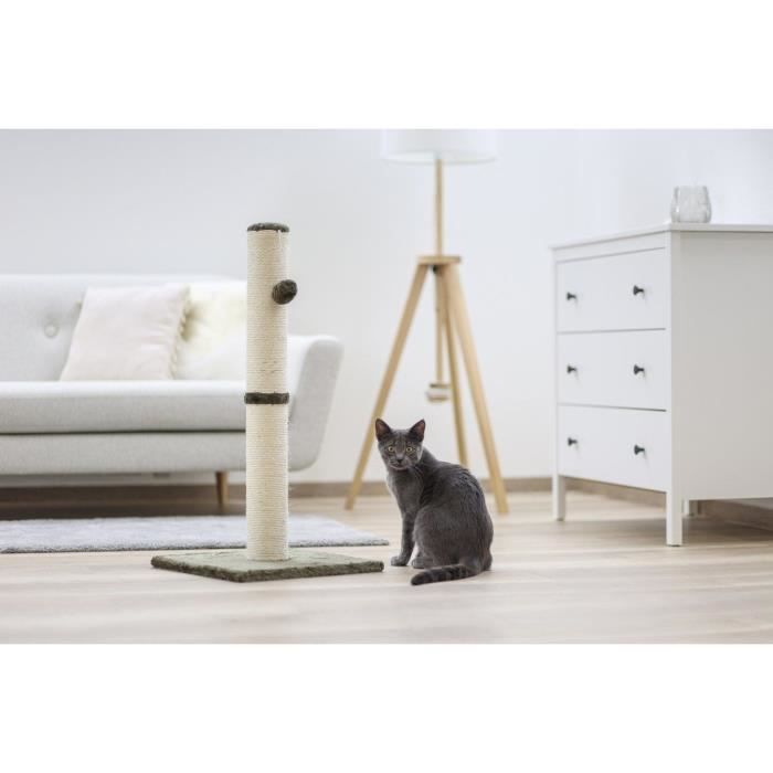 KERBL Cat Scratching Post - 78 cm - Grey - Sisal