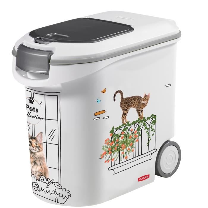 CURVER Cat Food Container - 35 L/12 kg - PETS COLLECTION 35L/12kg
