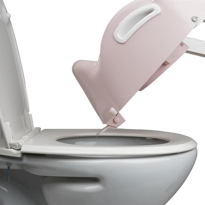 THERMOBABY Reducteur de wc kiddyloo - Rose poudré