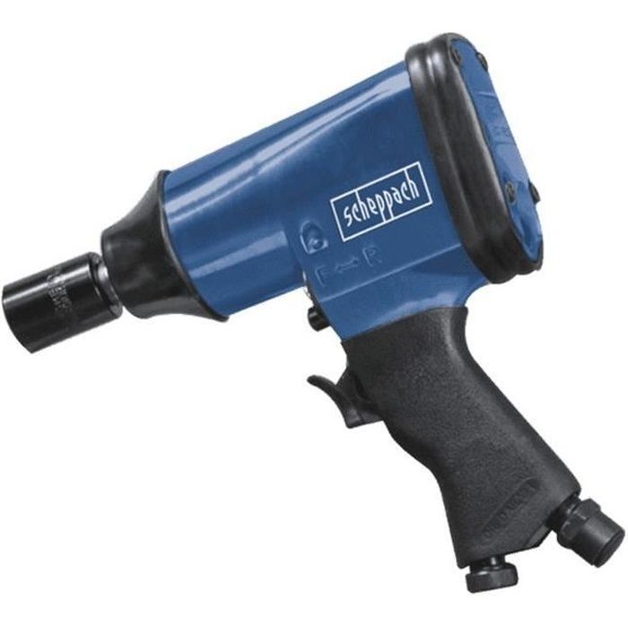 Scheppach 1/2" Pneumatic Impact Wrench Set - 32 Nm - 7000 rpm - 10 Sockets Included
