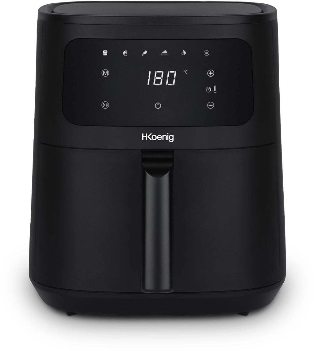 HKoeNIG Air Fryer - FRY860 - 6 L Capacity - 1500W - 6 Cooking Programs