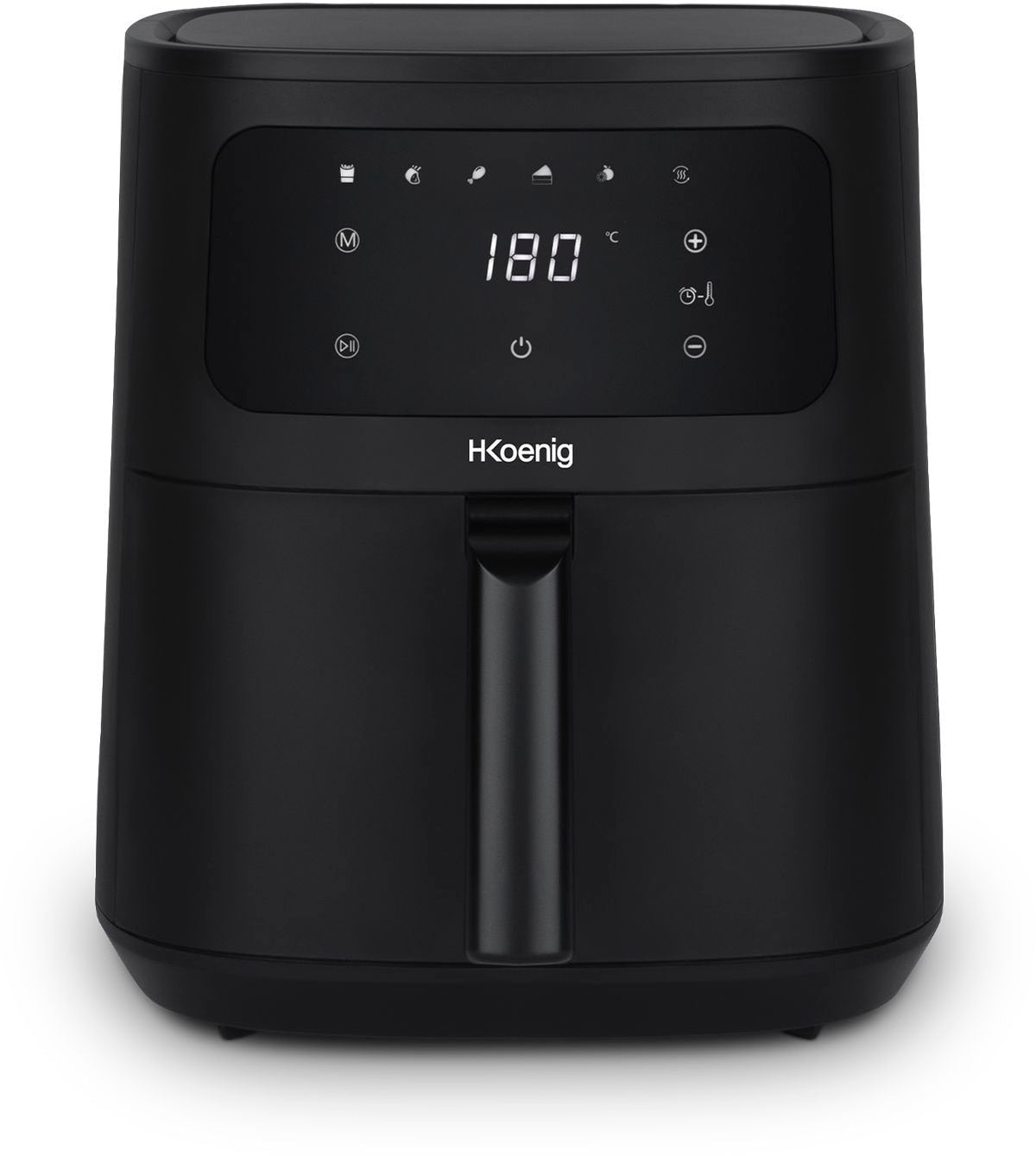 HKoeNIG Air Fryer - FRY860 - 6 L Capacity - 1500W - 6 Cooking Programs