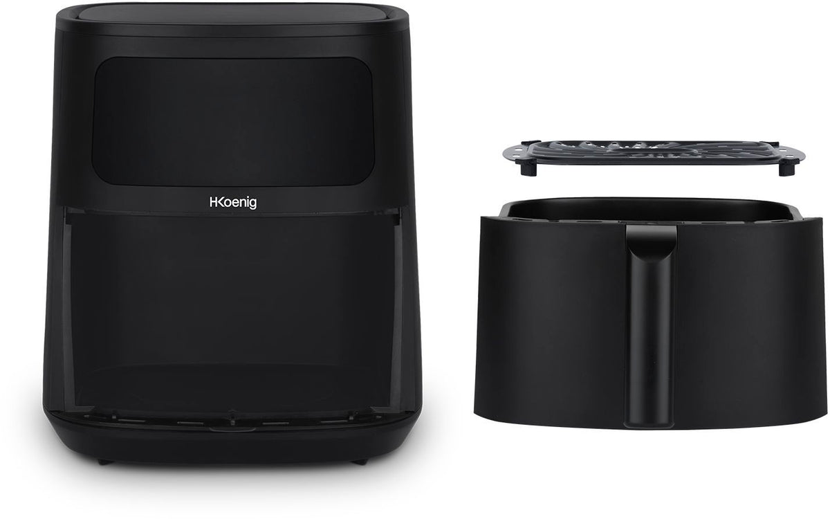 HKoeNIG Air Fryer - FRY860 - 6 L Capacity - 1500W - 6 Cooking Programs