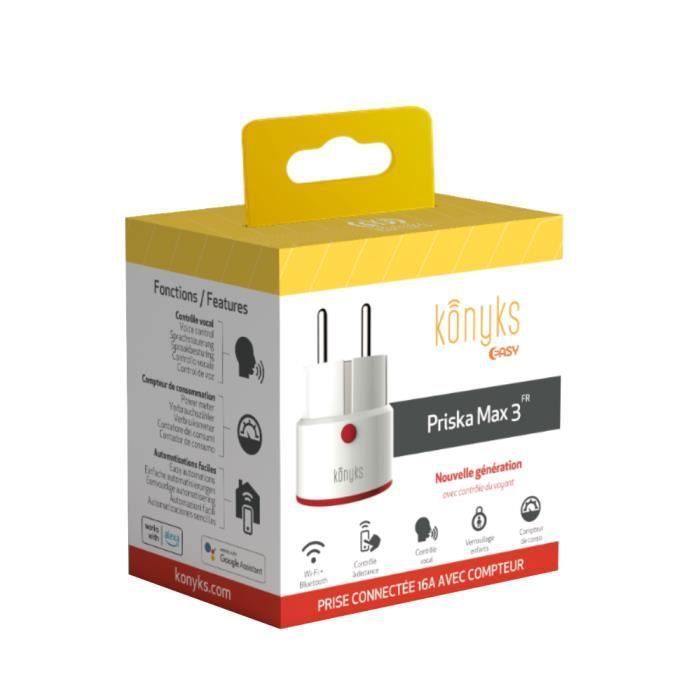 KONYKS Smart Power Outlet - Wi-Fi + BT 16A - Connected - 2022 WH