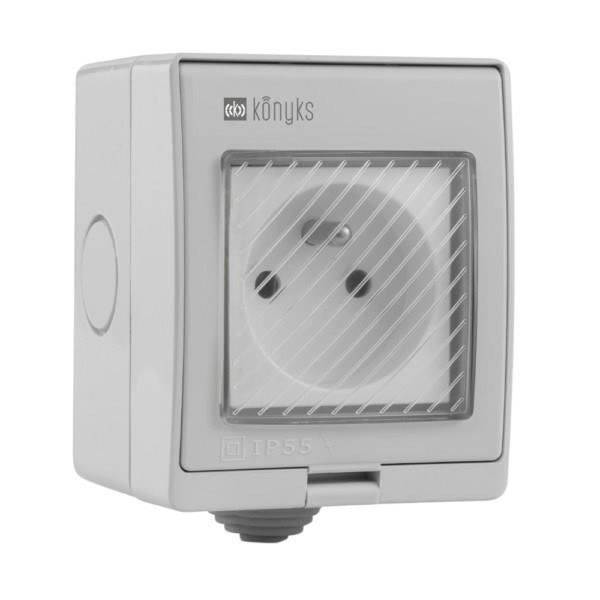 KONYKS Outdoor Socket - Pluviose FR - Wi-Fi - White