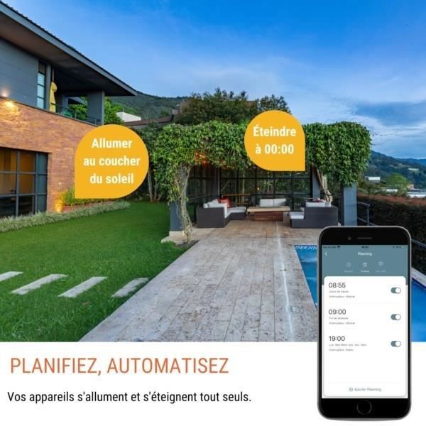 KONYKS Outdoor Socket - Pluviose FR - Wi-Fi - White