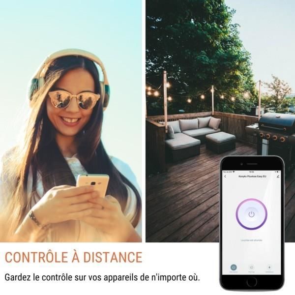 KONYKS Outdoor Socket - Pluviose FR - Wi-Fi - White
