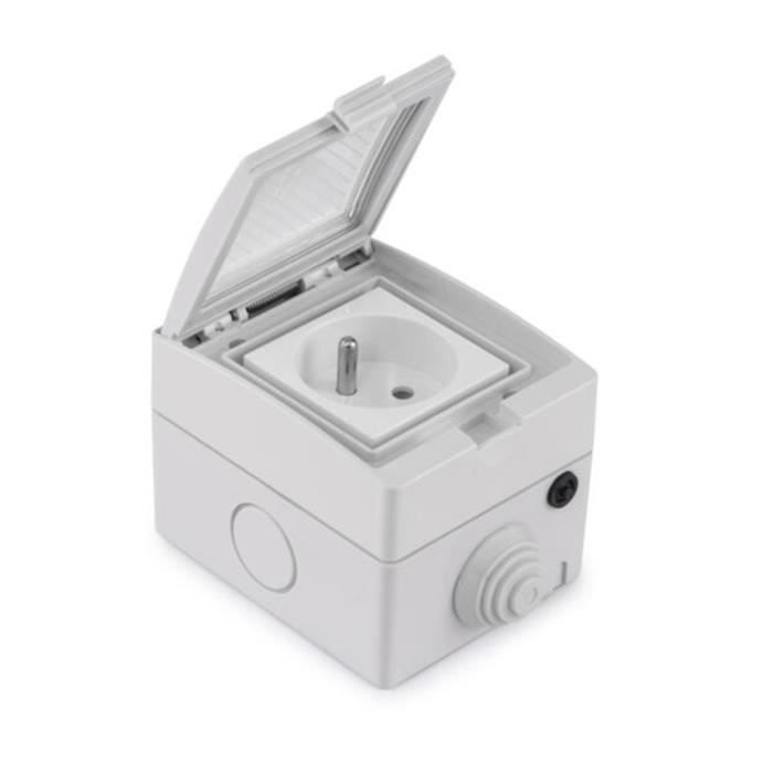 KONYKS Outdoor Socket - Pluviose FR - Wi-Fi - White