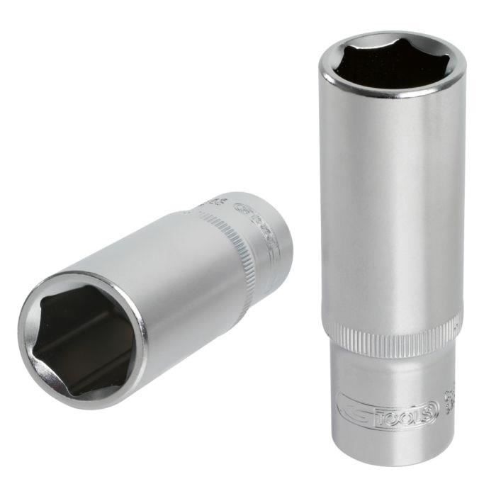 KS Tools Module - Long Socket and Accessory Module - 17 Pieces - For Tool Trolleys and Workbenches - Model 713.1026