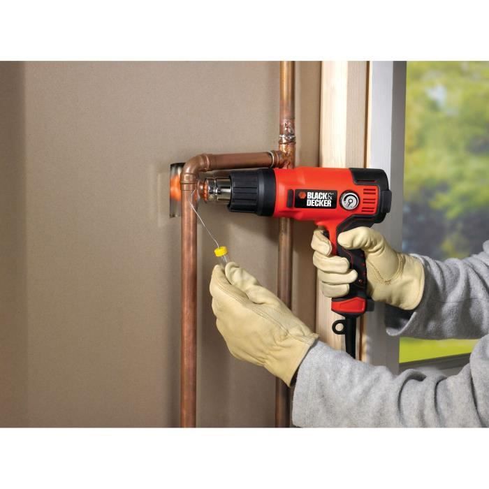 Décapeur thermique filaire - BLACK+DECKER - KX2200K-QS - 2200W -  645°C max - 2 débit d'airs