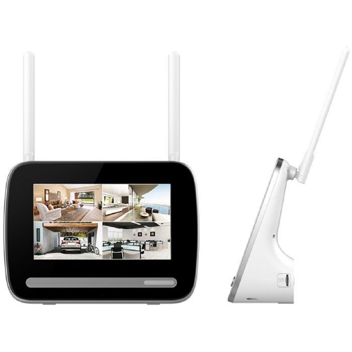 KYF 7" Screen Kit with 4MP ULTRA HD Recorder - Rechargeable Camera + Solar Panel