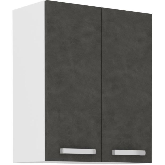 LASSEN Tall Cabinet - Matte Grey - W 60 x D 31.6 x H 72 cm