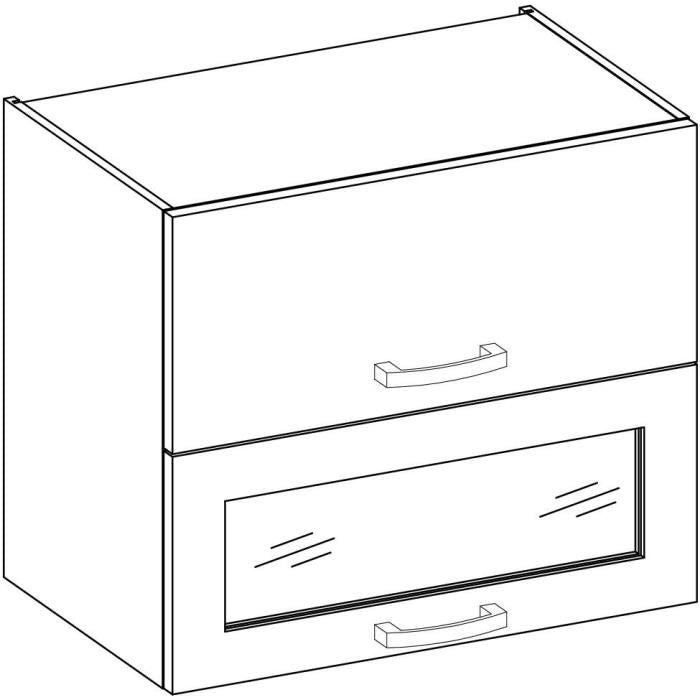 LASSEN High Cabinet - Matte Grey - W 80 x D 31.6 x H 72 cm