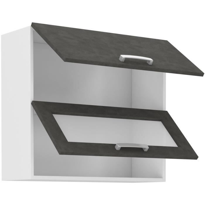 LASSEN High Cabinet - Matte Grey - W 80 x D 31.6 x H 72 cm