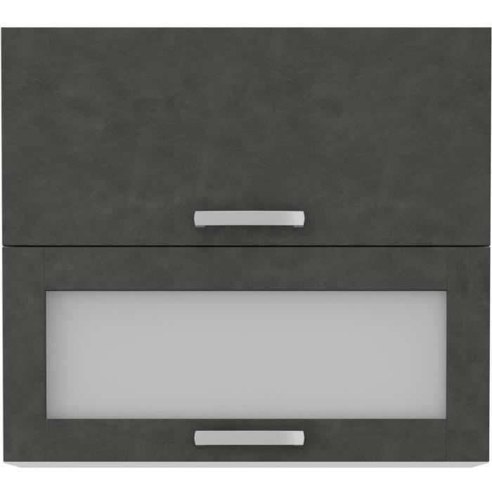 LASSEN High Cabinet - Matte Grey - W 80 x D 31.6 x H 72 cm