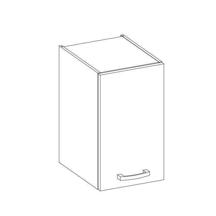 LASSEN Tall Cabinet - Sonoma Oak Finish - W 40 x D 31.6 x H 72 cm - 1 Hinged Door