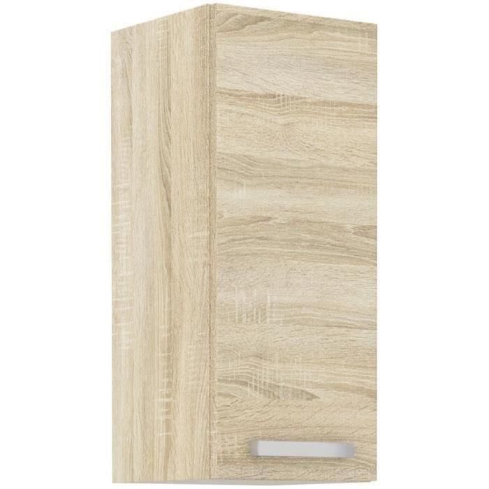 High Cabinet with 1 Hinged Door - Sonoma Oak Decor - L 30 x D 31.6 x H 72 cm - lassen