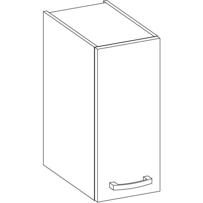 High Cabinet with 1 Hinged Door - Sonoma Oak Decor - L 30 x D 31.6 x H 72 cm - lassen