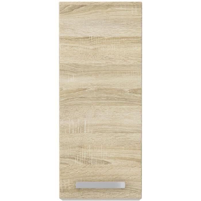 High Cabinet with 1 Hinged Door - Sonoma Oak Decor - L 30 x D 31.6 x H 72 cm - lassen