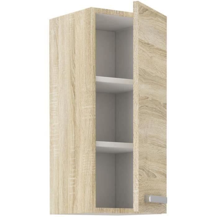 High Cabinet with 1 Hinged Door - Sonoma Oak Decor - L 30 x D 31.6 x H 72 cm - lassen