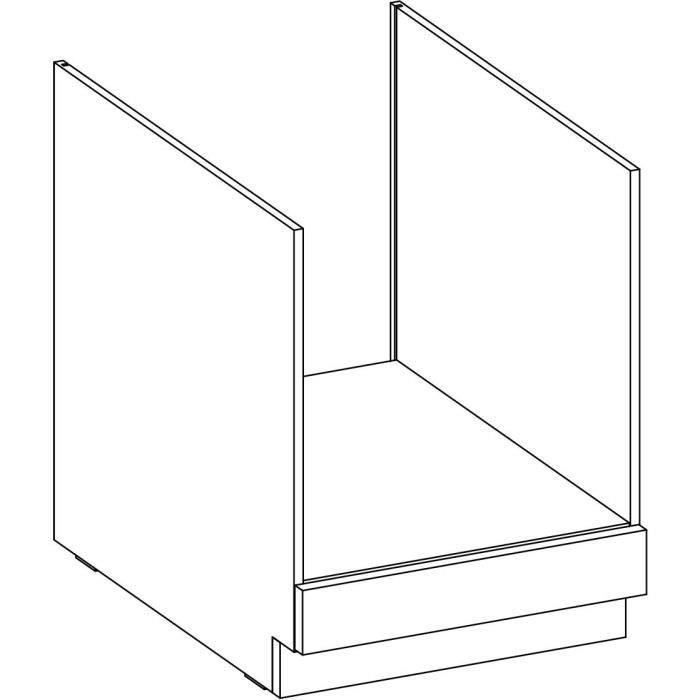 Low Furniture Built-In Oven Worktop Sonoma Oak L60 x D51.6 x H85 cm LASSEN