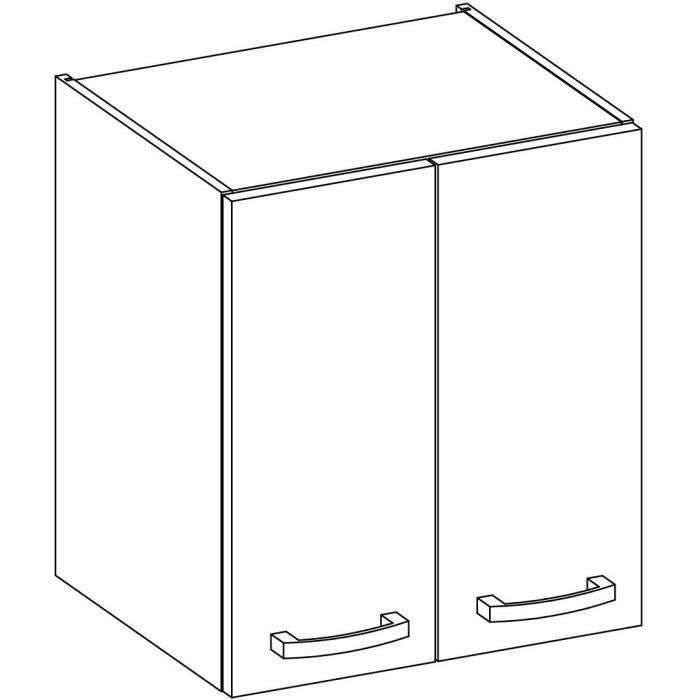 High Cabinet - Sonoma Oak Decor - L 60 cm x D 31.6 x H 72 cm