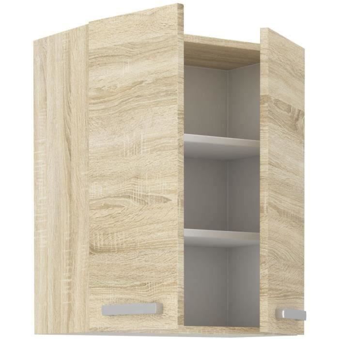 High Cabinet - Sonoma Oak Decor - L 60 cm x D 31.6 x H 72 cm
