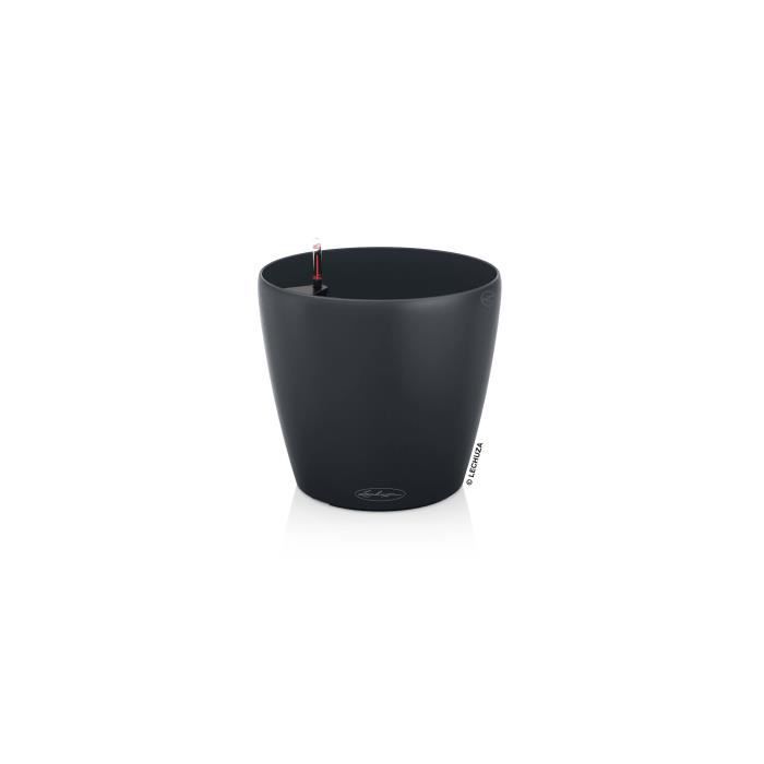 LECHUZA Classico Color 28 ALL-IN-ONE Flower Pot - Ø 27.5 x 26 cm - Slate 13204