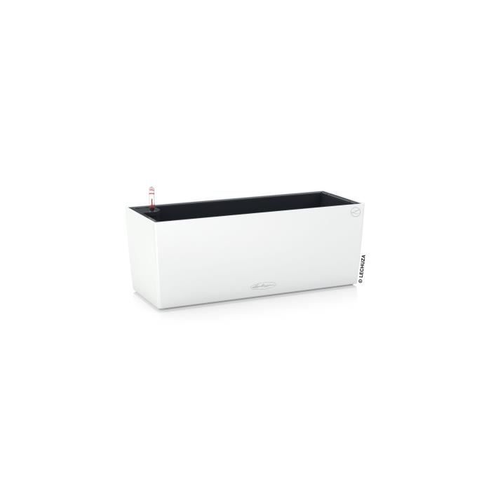LECHUZA Balcony Planter Color 50 ALL-IN-ONE White 15670