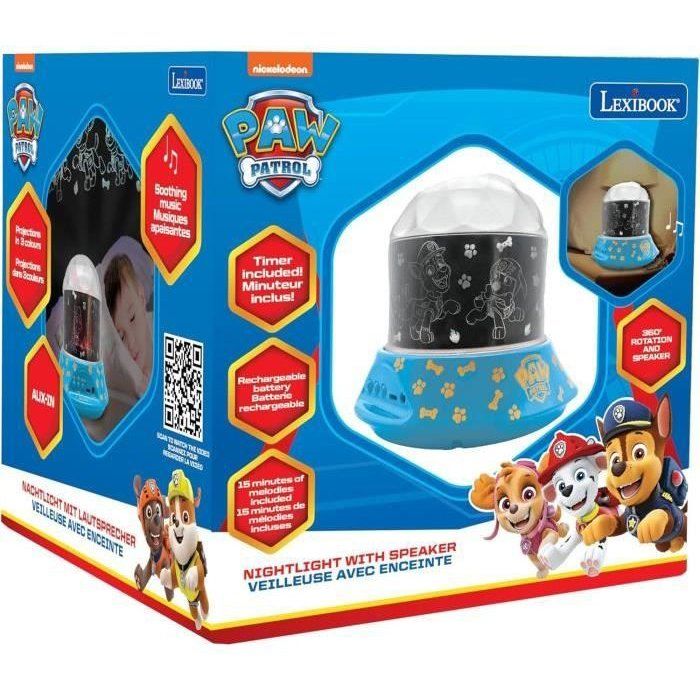 Paw Patrol Night Light with Projections and Sound Effects