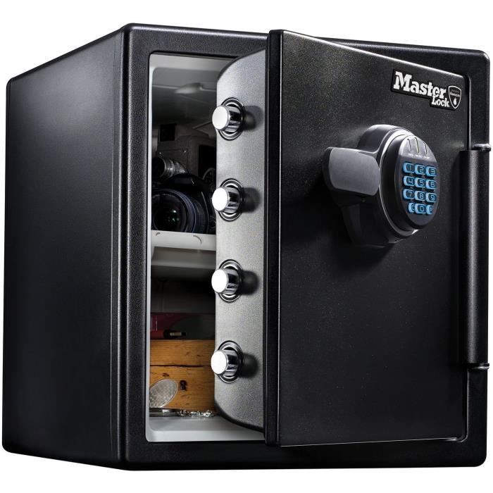 Safe - MASTER LOCK - LFW123FTC - Fireproof and Waterproof - XL 33.6 Liters - Electronic Combination Lock